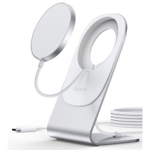 Sleek Wireless Charging Stand by DeskCraft in Modern Home Office Setup