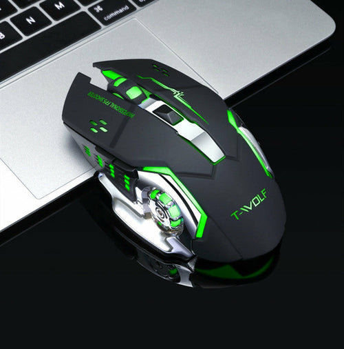 DeskCraft Wireless Gaming Mouse 2400DPI - Professional Home Office Gaming Gear