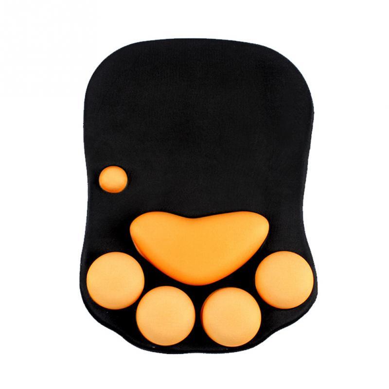 Silicone Wrist Rest Mouse Pad in Professional Workspace Setting