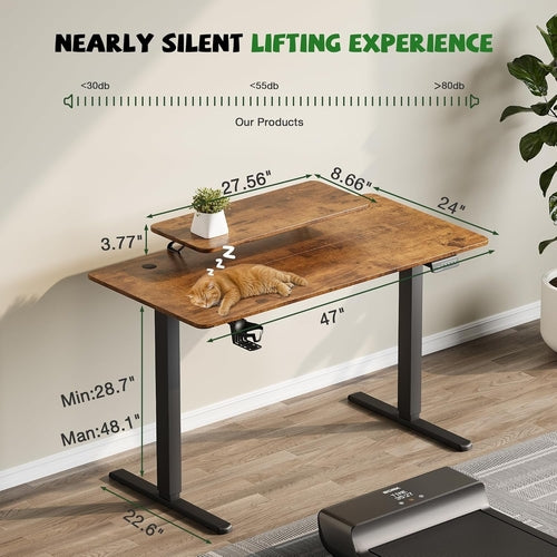 DeskCraft Standing Desk Digital Control Panel and Memory Preset Buttons