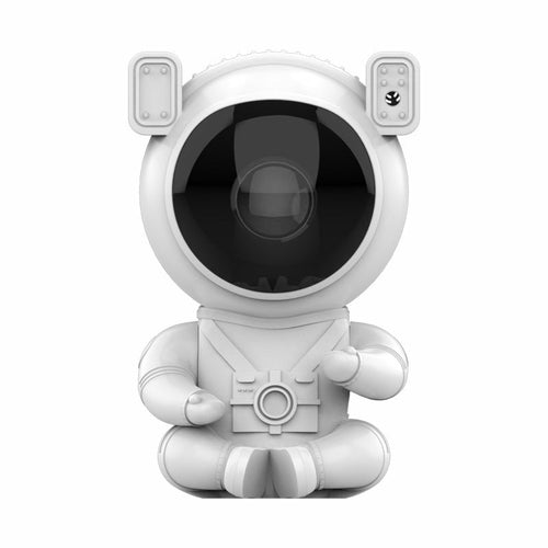 Close-up of Astronaut Design on Sleek Desk Lamp Projector