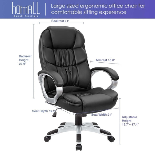 DeskCraft Ergonomic Chair Side Profile Showing Lumbar Support Design
