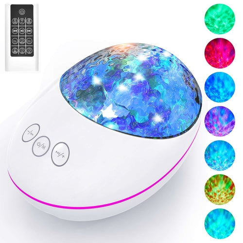Ambient LED Desk Projector in Sleek Aluminum Design by DeskCraft