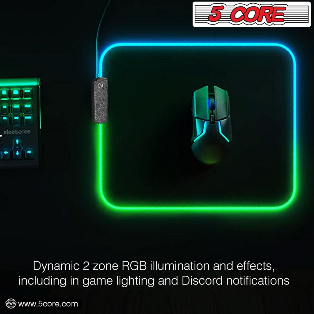 DeskCraft RGB Gaming Mouse Pad 12 Modes