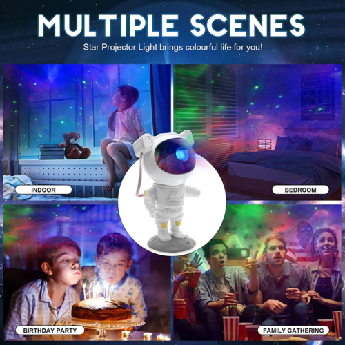 Compact Design of DeskCraft Astronaut Galaxy Projector Light