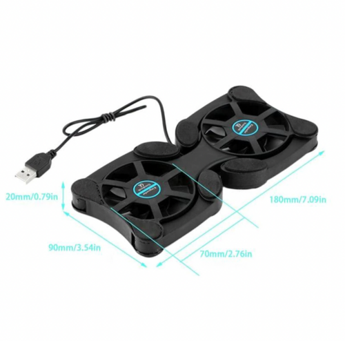 Close-up of DeskCraft Laptop Stand Cooling Mechanism