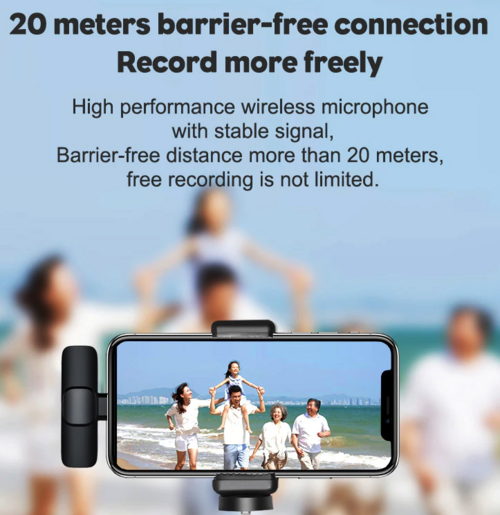 Wireless Microphone Demonstrating Compact Home Office Tech