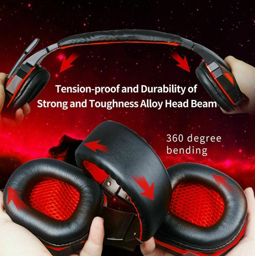 DeskCraft Headset Showing Comfortable Memory Foam Ear Cushions