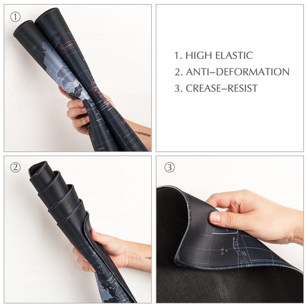 DeskCraft Mouse Pad Demonstrating Ergonomic Design for Comfort