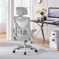 DeskCraft Mesh Chair Flip-Up Arms Black - Premium Ergonomic Home Office Chair