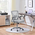 DeskCraft Ergonomic Mesh Chair Gray - Premium Ergonomic Home Office Seating