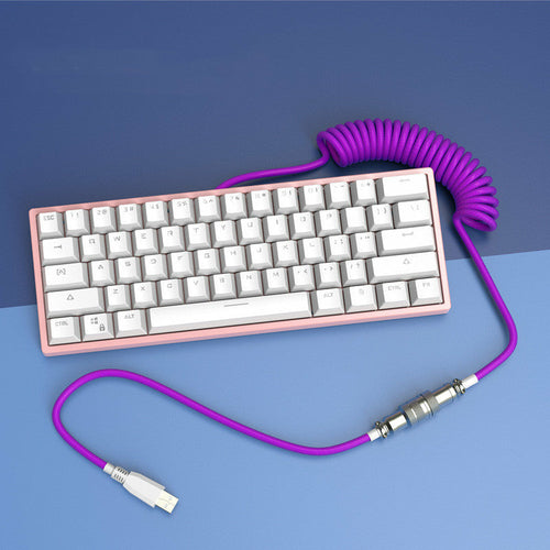 DeskCraft Custom Mechanical Keyboard Cable - Premium Home Office Accessory