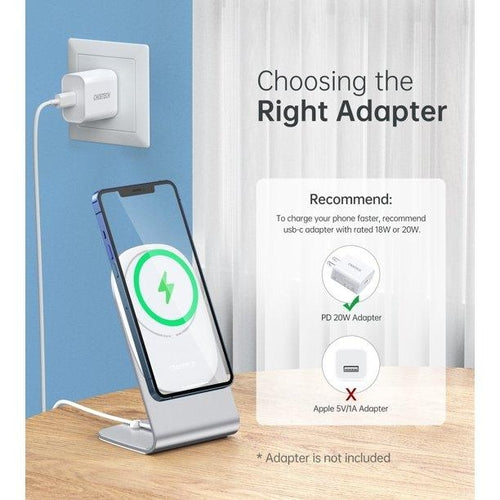 Adjustable MagSafe Charger Showcasing Innovative Desk Tech Design