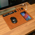 DeskCraft Wireless Charging Mouse Pad - Professional Home Office Charging Solution
