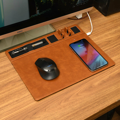 DeskCraft Wireless Charging Mouse Pad - Professional Home Office Charging Solution