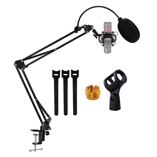 Close-up of DeskCraft Mic Stand's Precision Engineering