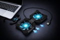 DeskCraft Dual Fan Laptop Cooling Pad - Premium Laptop Stand for Home Office
