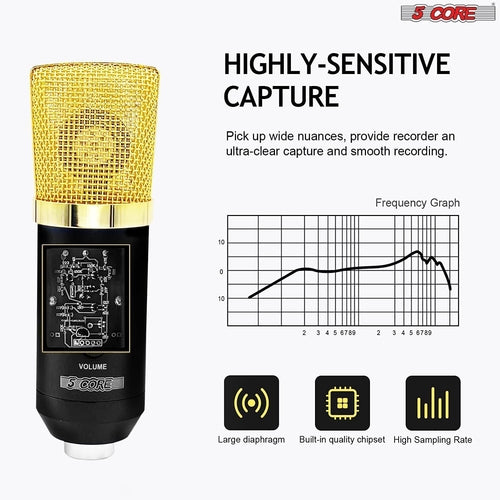 DeskCraft Microphone Bundle Featuring Noise-Canceling Technology