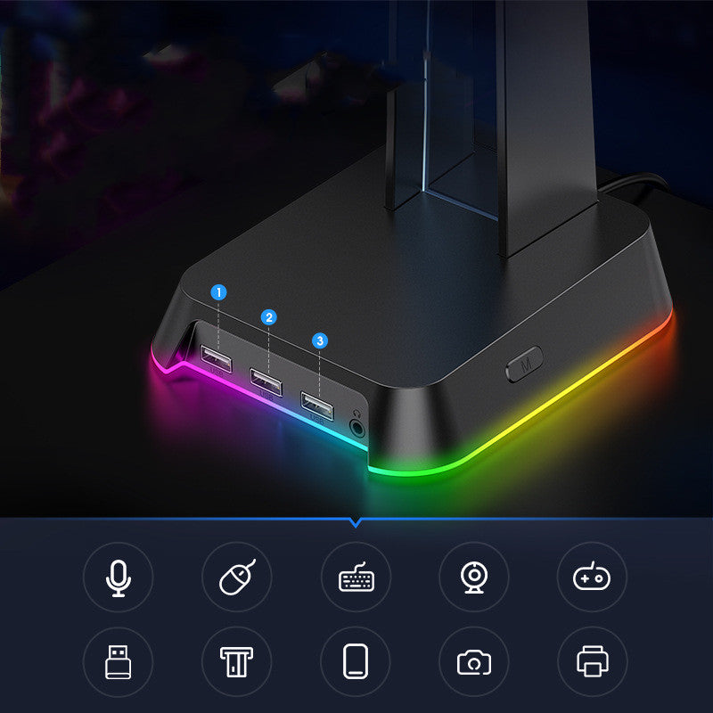 DeskCraft Illuminated Headphone Stand