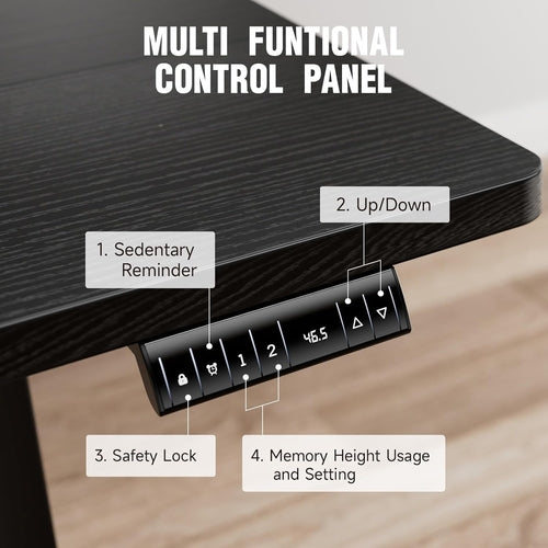 DeskCraft Standing Desk with Ergonomic Accessories in Stylish Home Office Setting