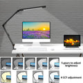 DeskCraft Clamp LED Lamp 4 Color Modes - Premium Home Office Desk Lamp