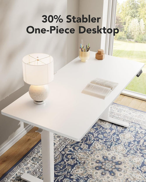 DeskCraft Electric Desk Showing Height Adjustment Mechanism
