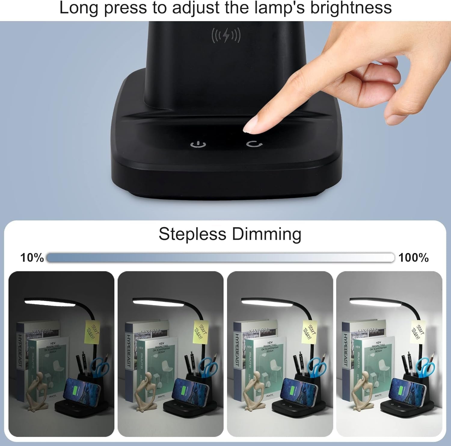 DeskCraft LED Lamp with Wireless Charger