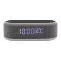 DeskCraft 3-in-1 Alarm Clock Wireless Charger for Modern Home Office Setup