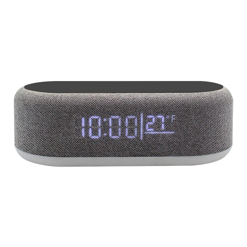 DeskCraft 3-in-1 Alarm Clock Wireless Charger for Modern Home Office Setup