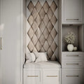DeskCraft Upholstered Acoustic Wall Art Panel - Professional Sound Absorption