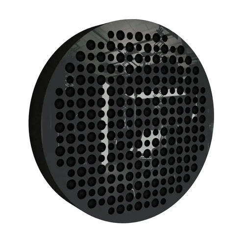 Close-up of DeskCraft Circular Acoustic Panel Sound Absorption Technology
