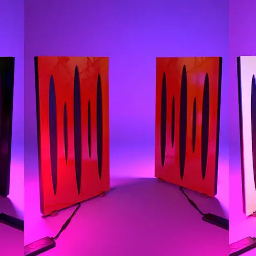 Side Angle View of DeskCraft Desk Lamp's Sleek Design