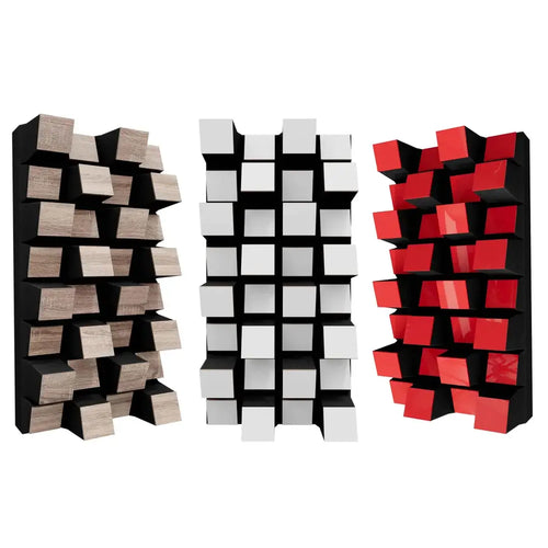 DeskCraft Sirius QRD Sound Diffuser 20x20 Acoustic Panel for Home Office