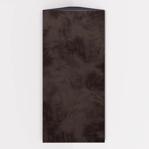 Corner-mounted acoustic panel side view with sleek DeskCraft design