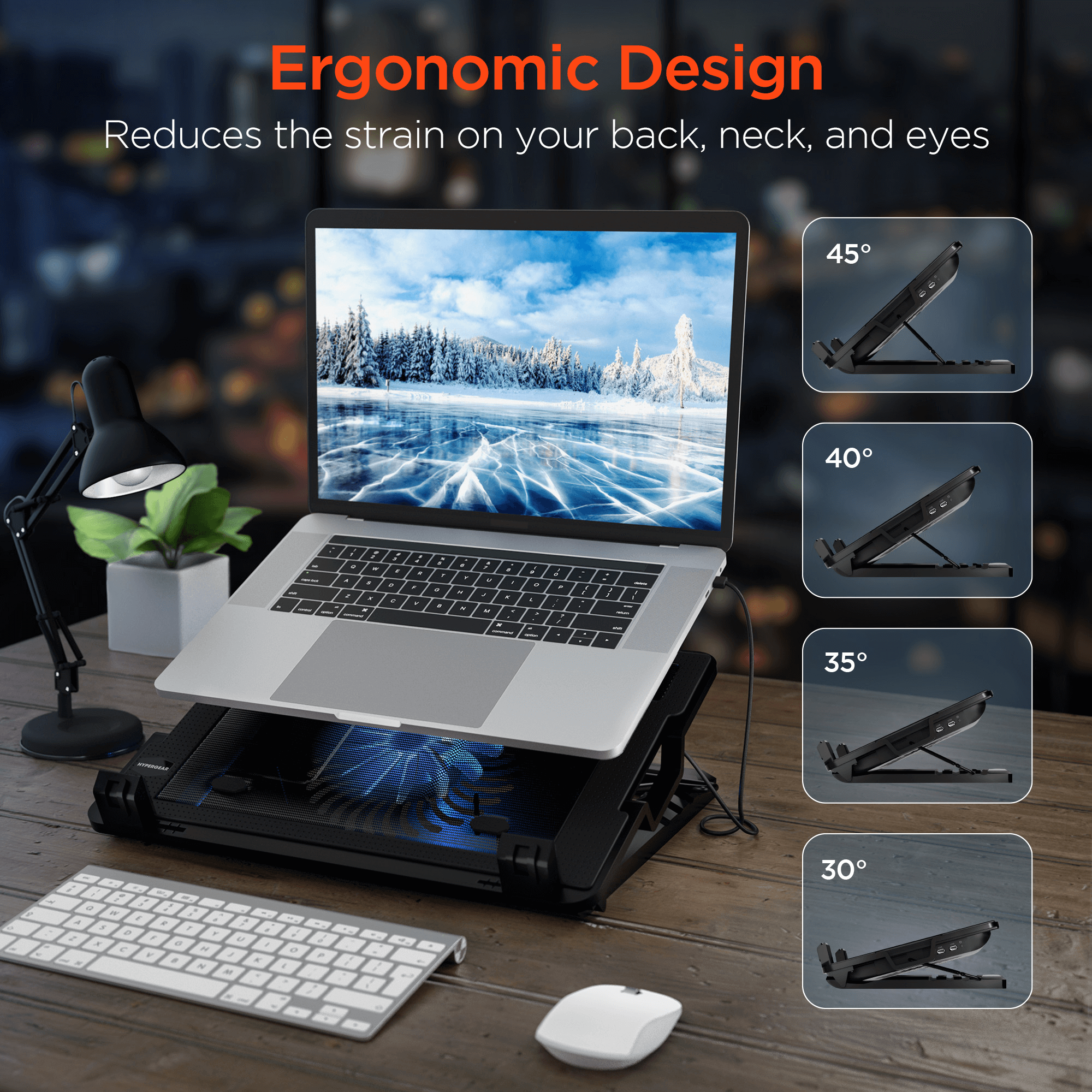 DeskCraft Portable Laptop Cooling Stand