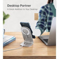 DeskCraft MagSafe Wireless Charger Stand - Premium Home Office Tech Solution