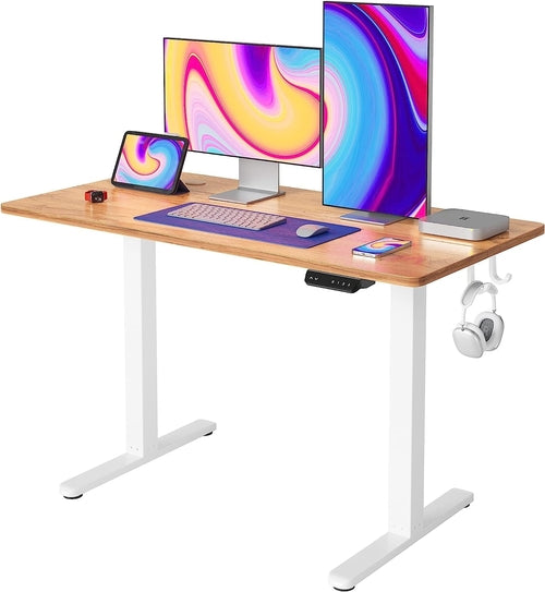 DeskCraft Electric Standing Desk 48in - Premium Home Office Standing Desk