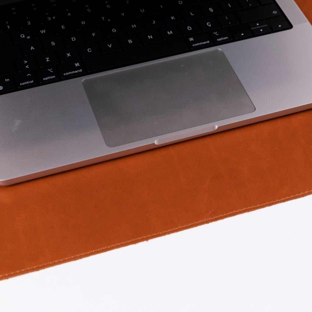DeskCraft Large Leather Desk Pad 36x19