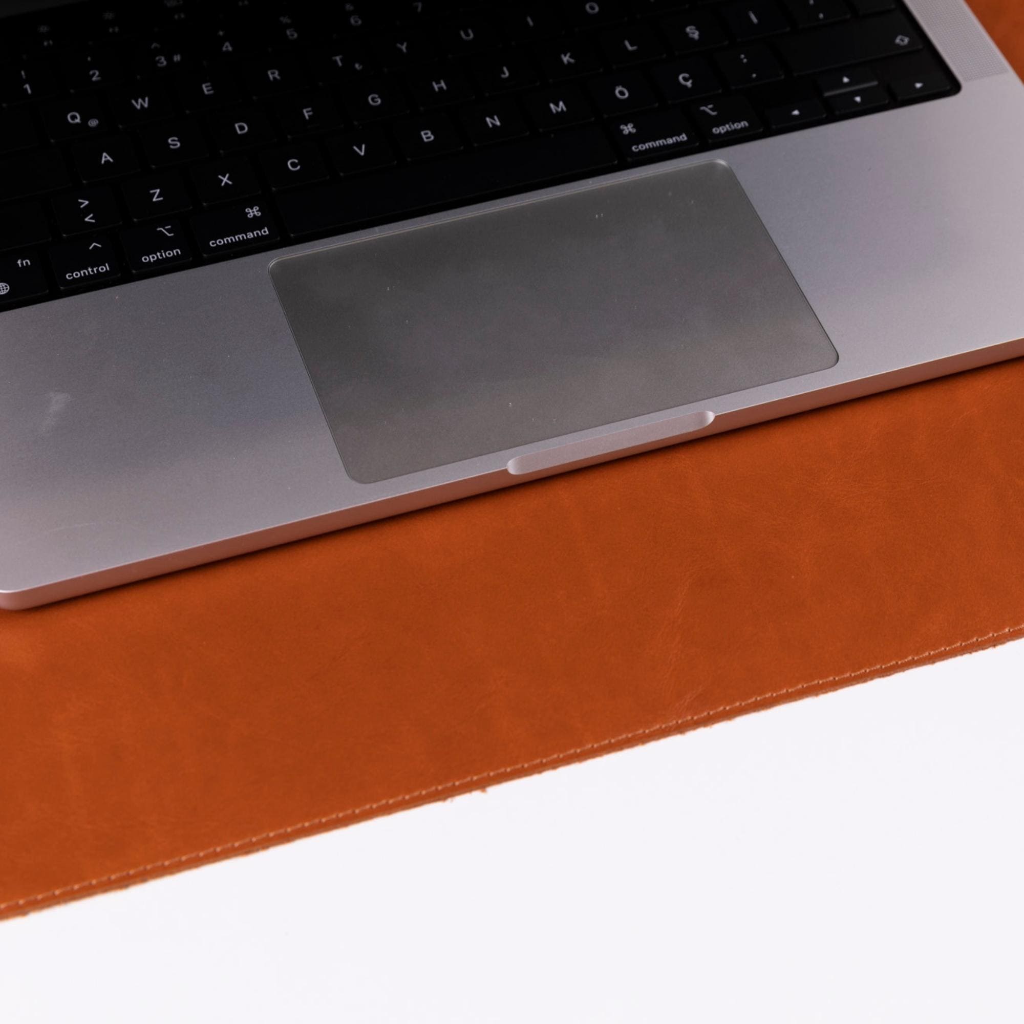 DeskCraft Large Leather Desk Pad 36x19