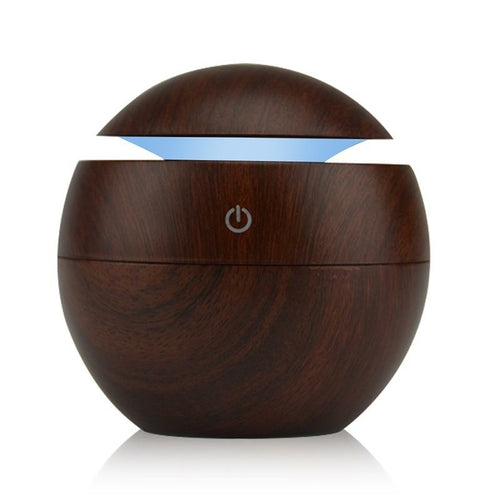 Sleek USB Humidifier with LED Ambient Lighting for Modern Desk Setup